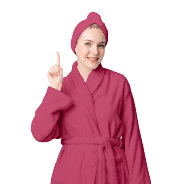 Avalon Deals - Magenta Bath Robe - Image 4